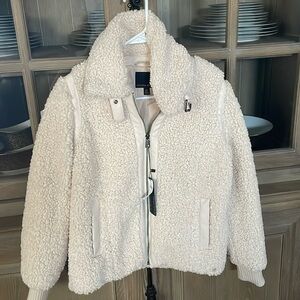 Banana Republic 
XS 
Bomber boucle jacket